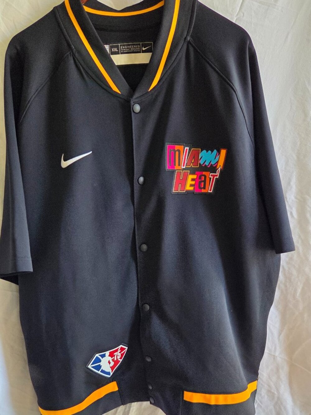 RARE Nike NBA 75th Anniversary Miami Heat Showtime City Edition Warmup Jacket